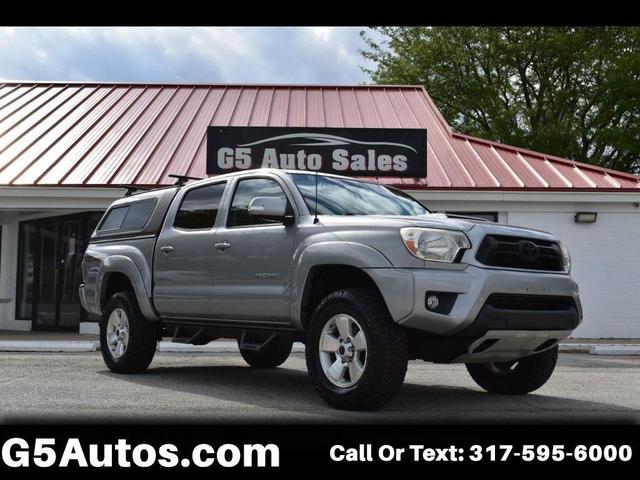 Silver Sky Metallic 2015 Toyota Tacoma Double Cab V6 4WD Pickup Truck Four-Wheel Drive 5-Speed Automatic