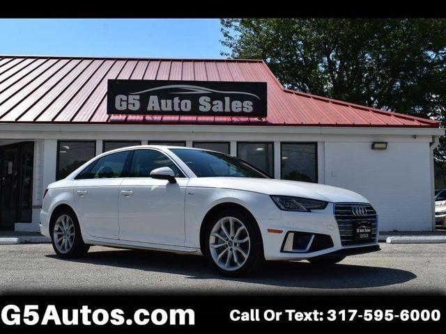Ibis White 2019 Audi A4 quattro Premium Plus 45 TFSI Sedan All-Wheel Drive 7-Speed Automatic