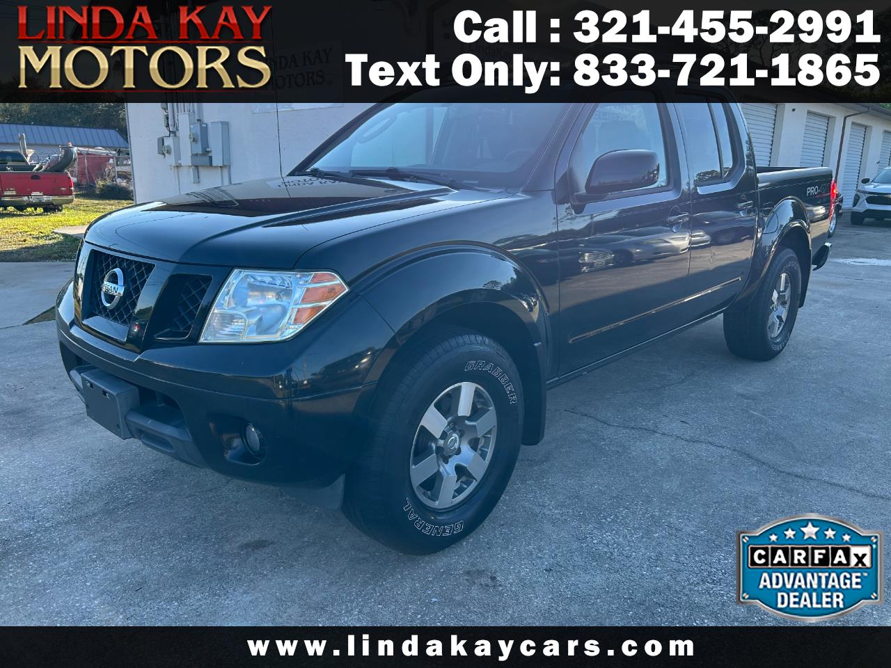 2011 Nissan Frontier 4WD Crew Cab SWB Auto PRO-4X