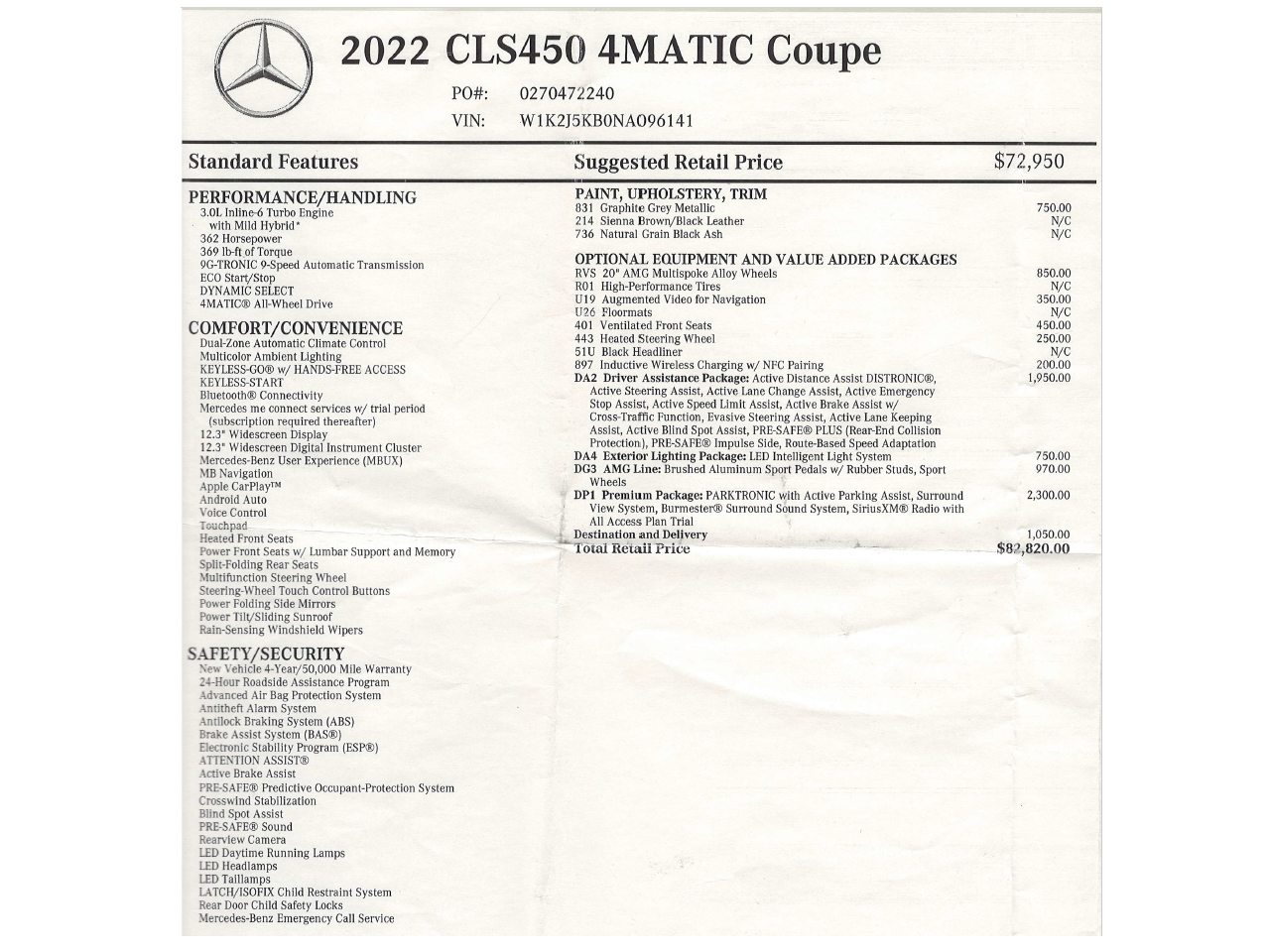 Mercedes-Benz CLS-Class  2022 Mercedes-Benz CLS-Class  2022