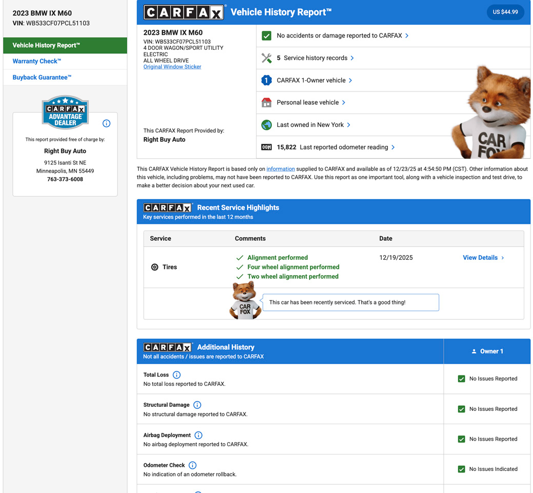 BMW iX xDrive M60 2023