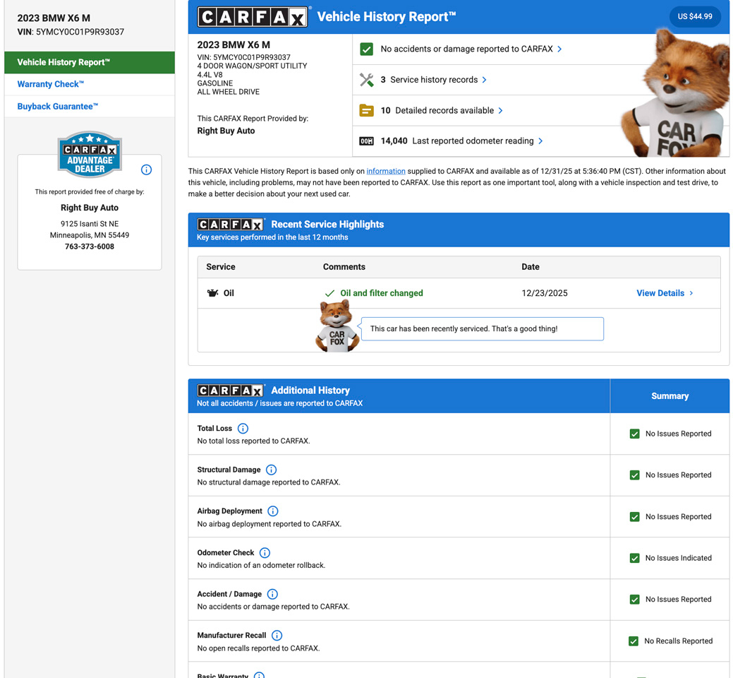 BMW X6 M Competition 2023