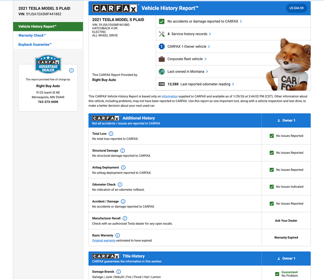 Tesla Model S Plaid 2021