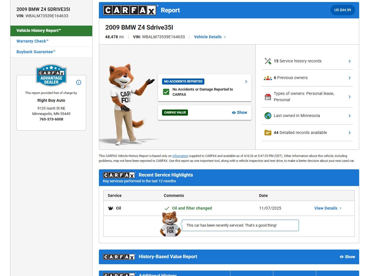 BMW Z4 sDrive35i 2009