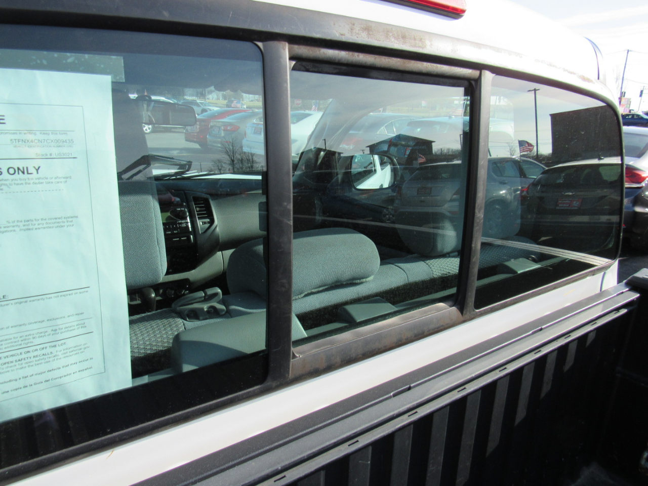 Toyota Tacoma 2WD Reg Cab I4 MT (Natl) 2012