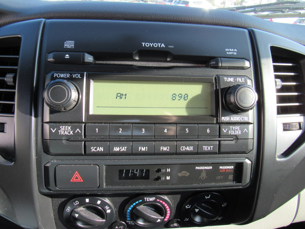 Toyota Tacoma 2WD Reg Cab I4 MT (Natl) 2012