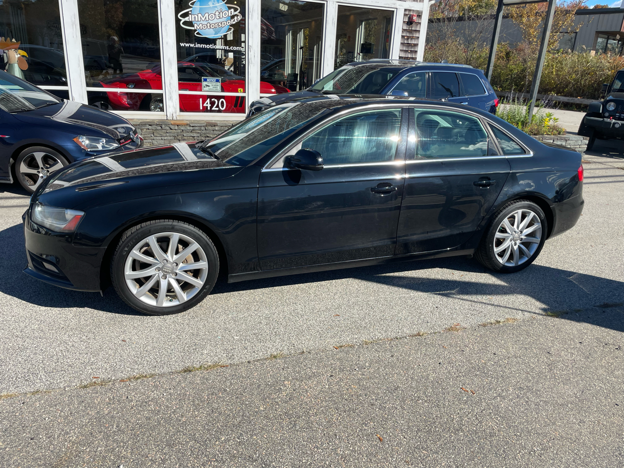 Audi A4 2.0T Premium Sedan quattro Manual 2013 Audi A4 2.0T Premium Sedan quattro Manual 2013