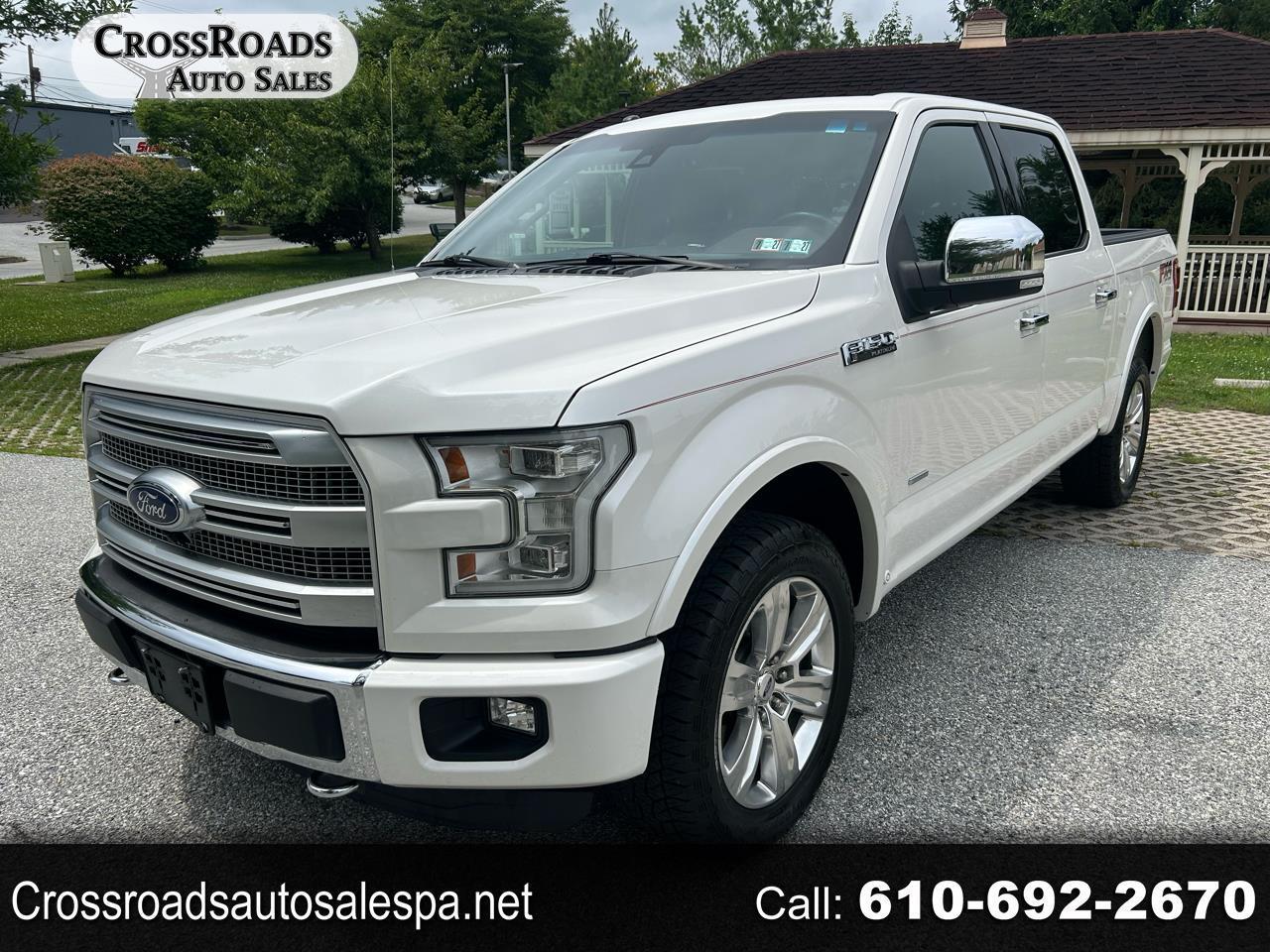 Ford F-150 Platinum SuperCrew 5.5-ft. Bed 4WD 2015