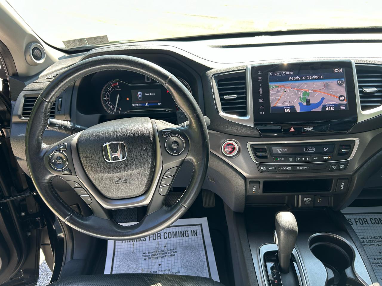 Honda Ridgeline RTL-T AWD 2017