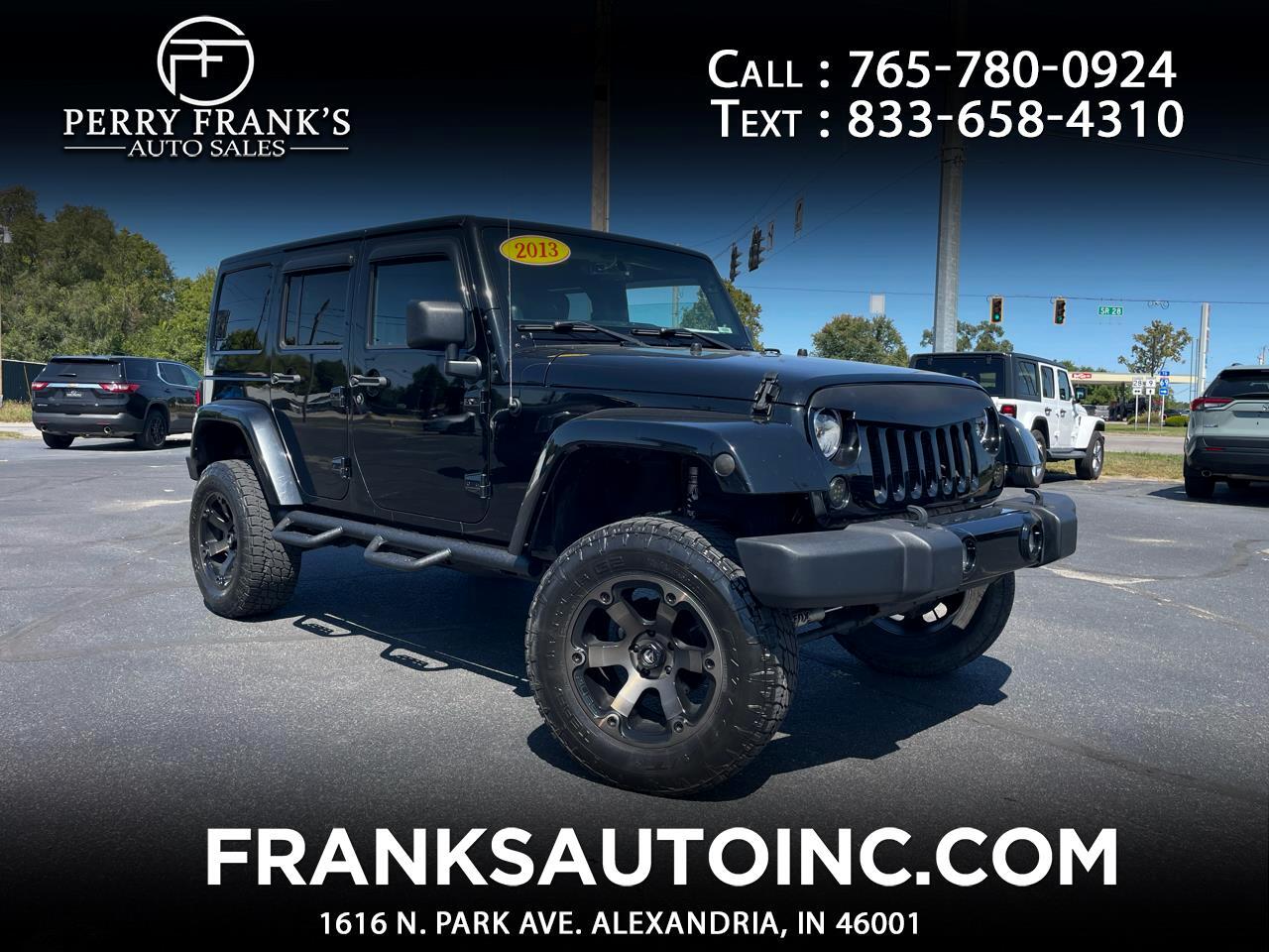2013 Jeep Wrangler Unlimited 4WD 4dr Sahara