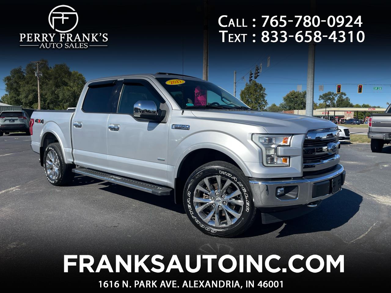 2017 Ford F-150 4WD SuperCrew 145" Lariat