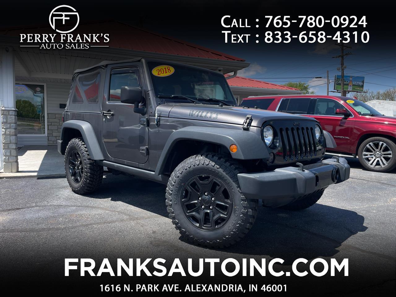 2018 Jeep Wrangler JK Willys Wheeler 4x4