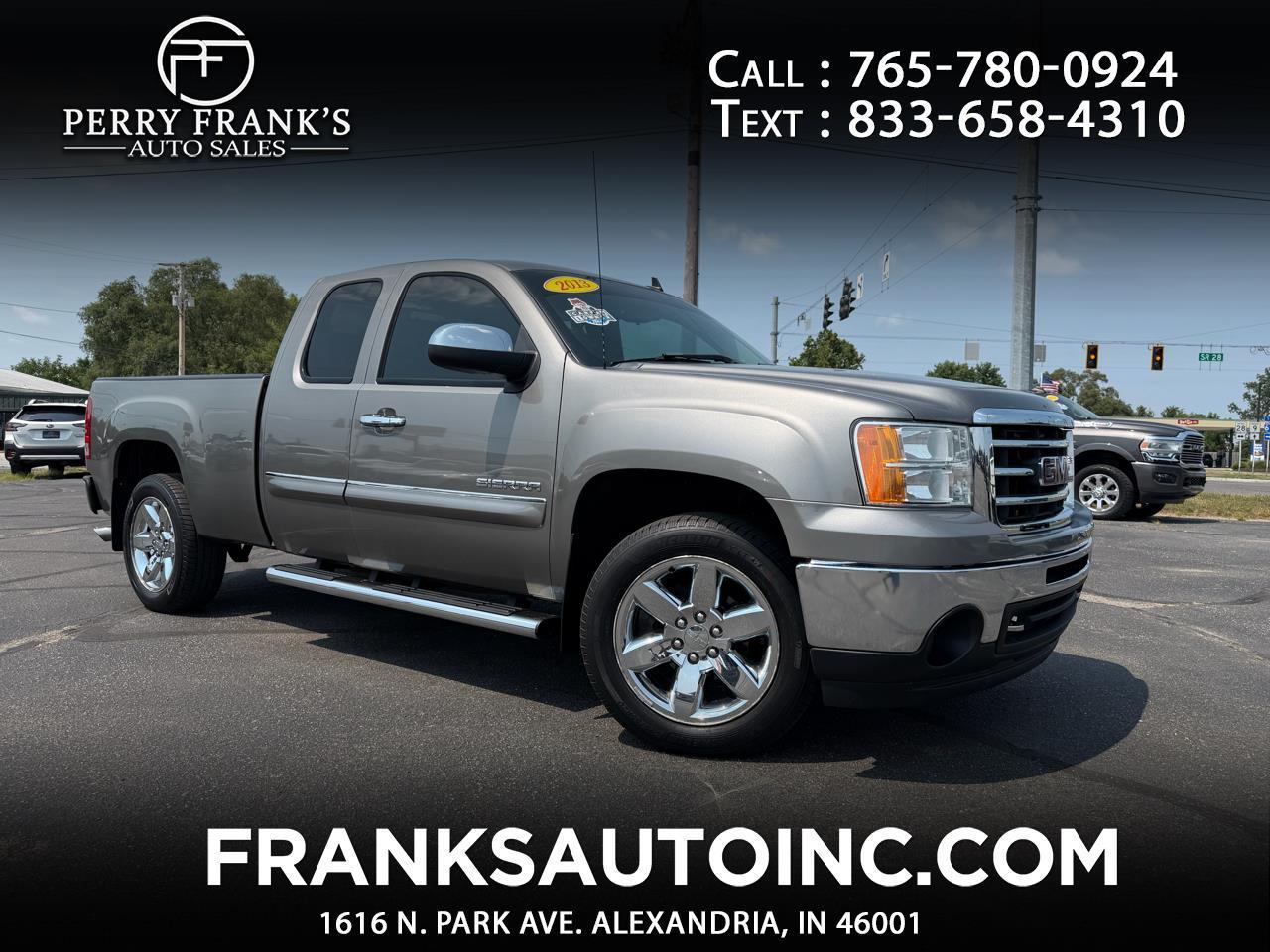 2013 GMC Sierra 1500 4WD Ext Cab 143.5" SLE