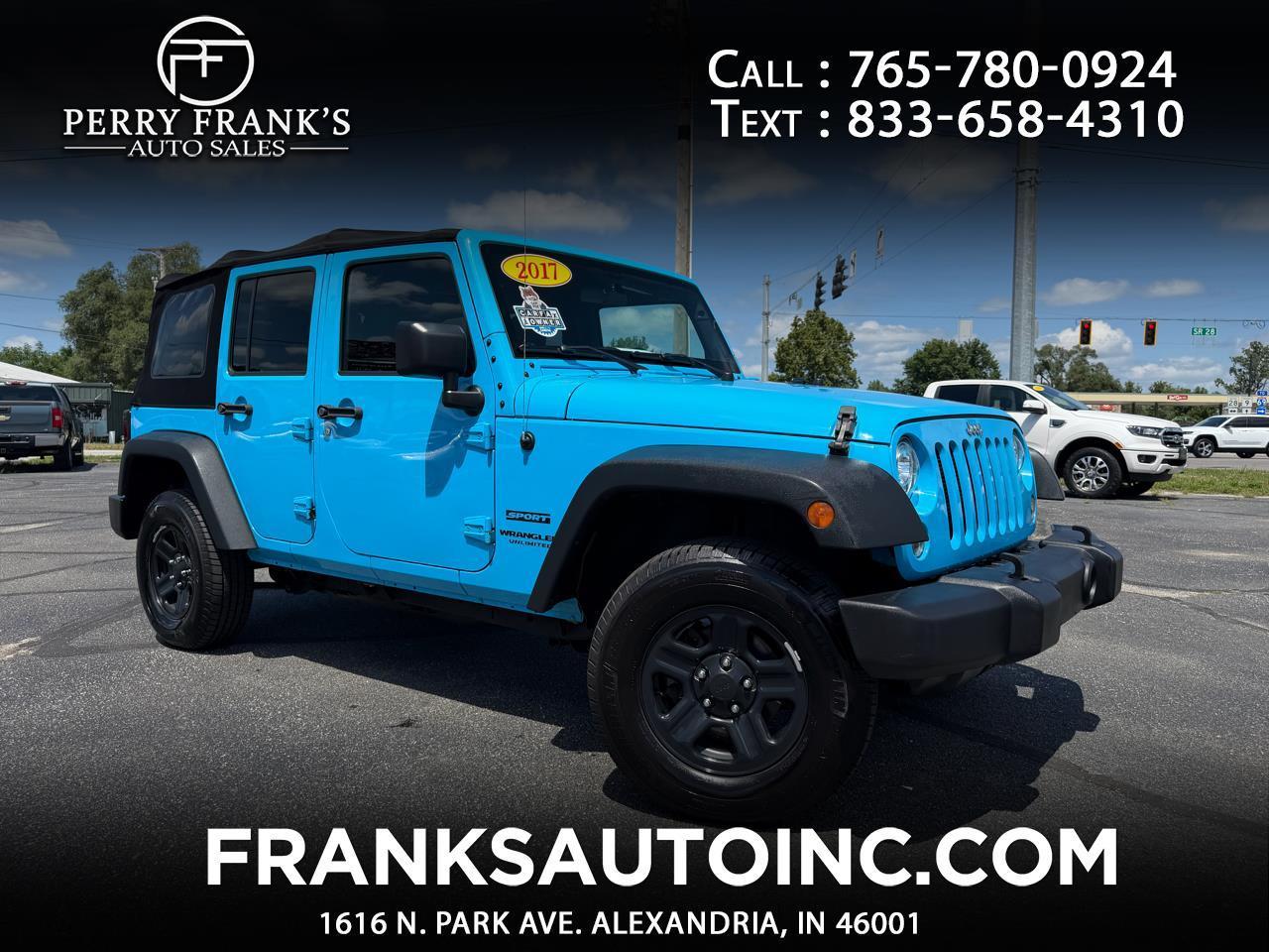2017 Jeep Wrangler Unlimited Sport 4x4