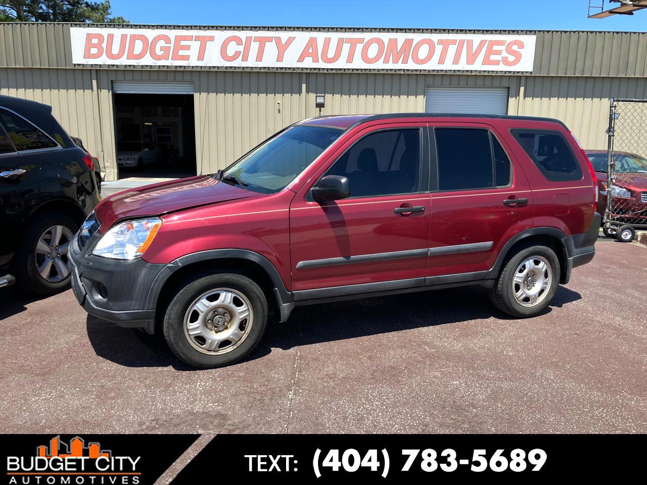 Used 2005 Honda CRV 2WD LX AT for Sale in Conyers GA 30094 Budget City