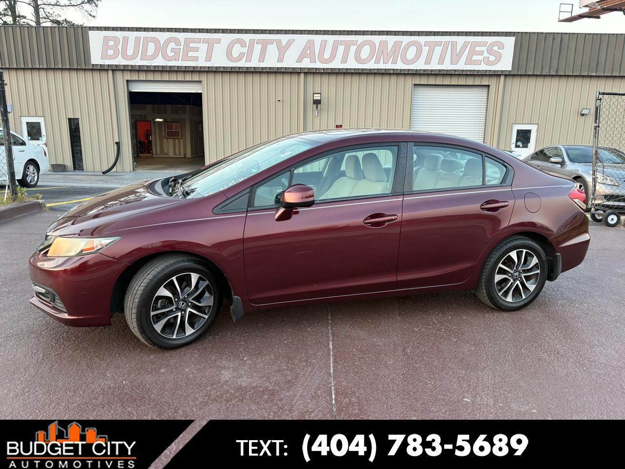 Honda Civic Sdn 4dr Auto EX 2013