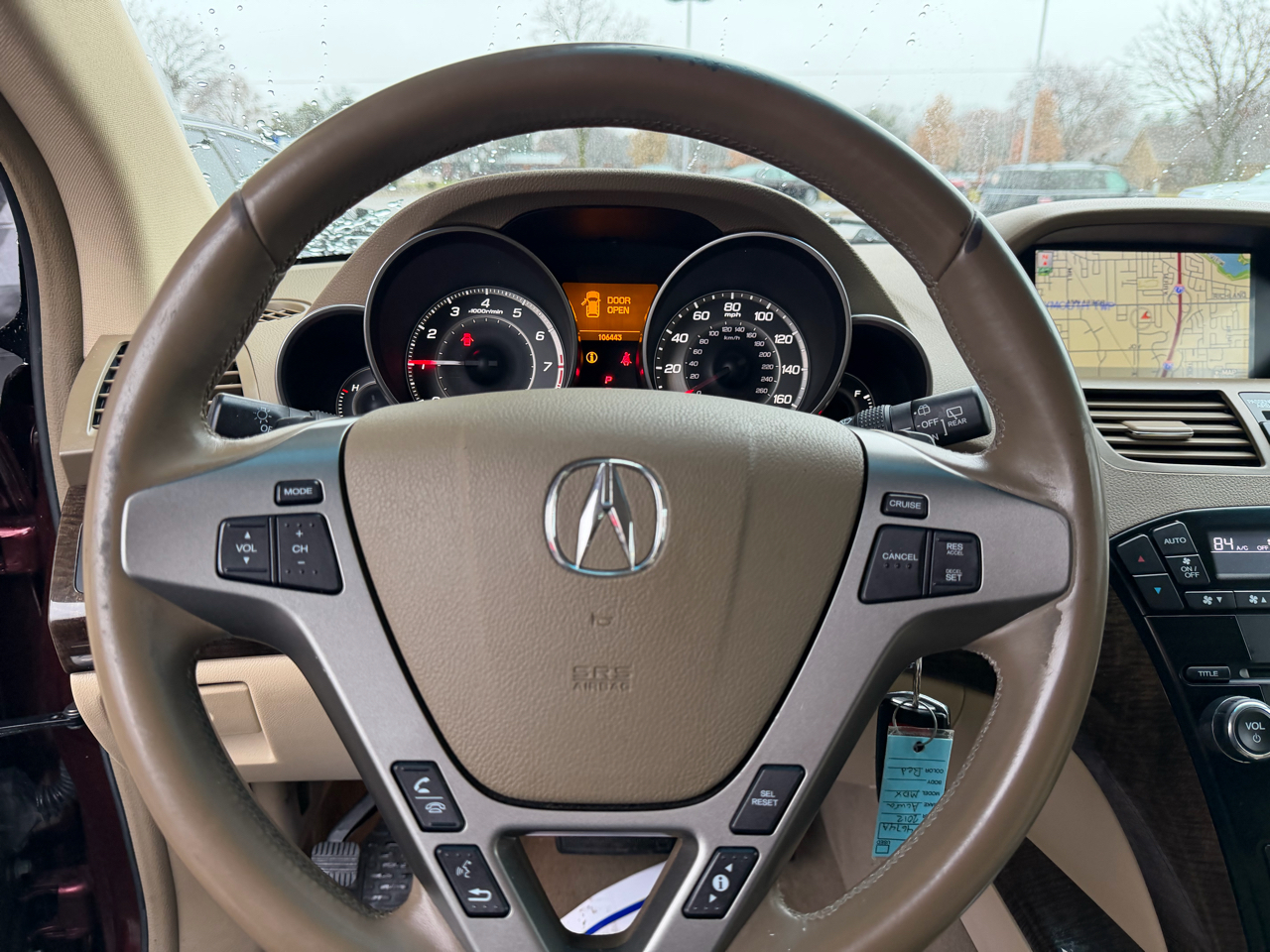 Acura MDX 6-Spd AT w/Tech Package 2012