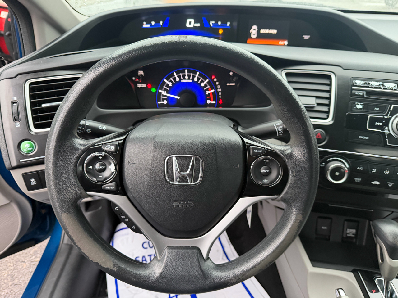 Honda Civic LX Sedan 5-Speed AT 2013
