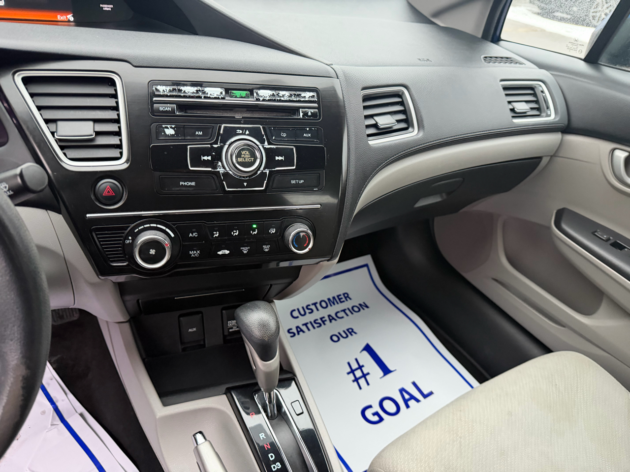 Honda Civic LX Sedan 5-Speed AT 2013