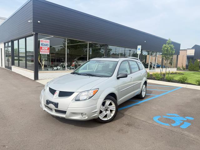 Silver 2004 Pontiac Vibe Base Hatchback Front-Wheel Drive Automatic