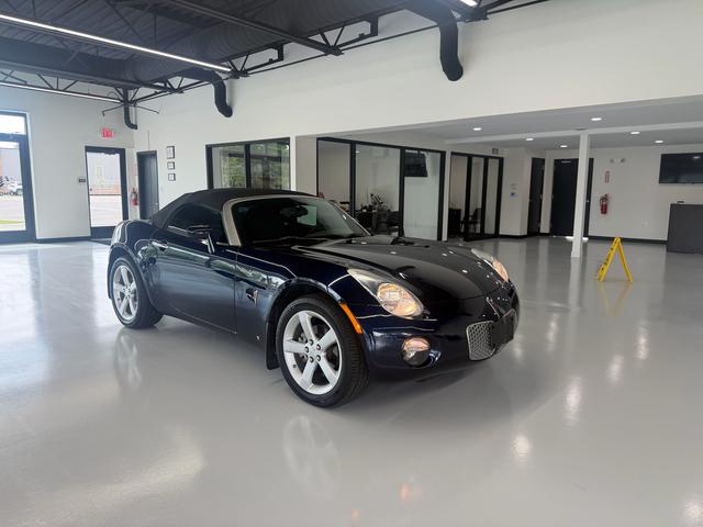 Blue 2008 Pontiac Solstice Convertible Rear-Wheel Drive Automatic