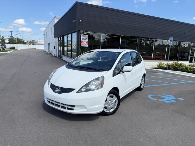 White 2013 Honda Fit Hatchback Front-Wheel Drive Automatic