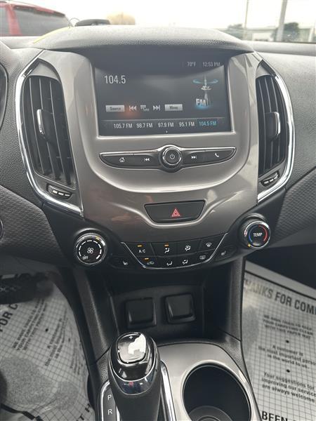 Chevrolet Cruze 4dr Sdn 1.4L LT w/1SD 2018