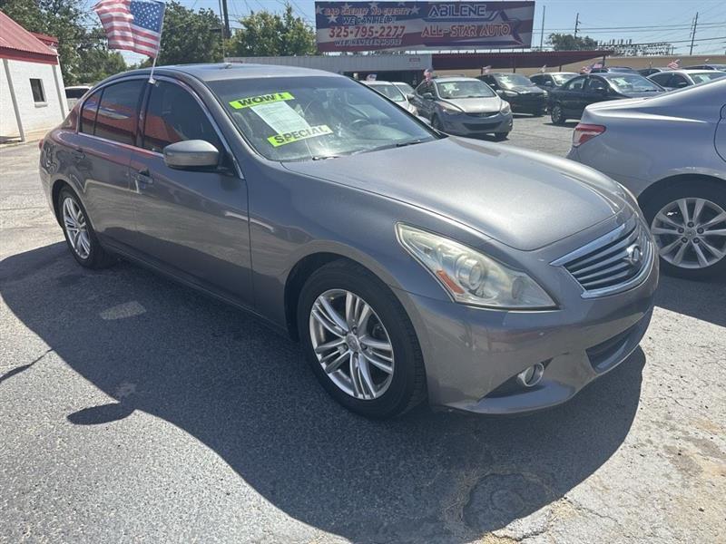 Infiniti G25 Sedan 4dr Journey RWD 2012