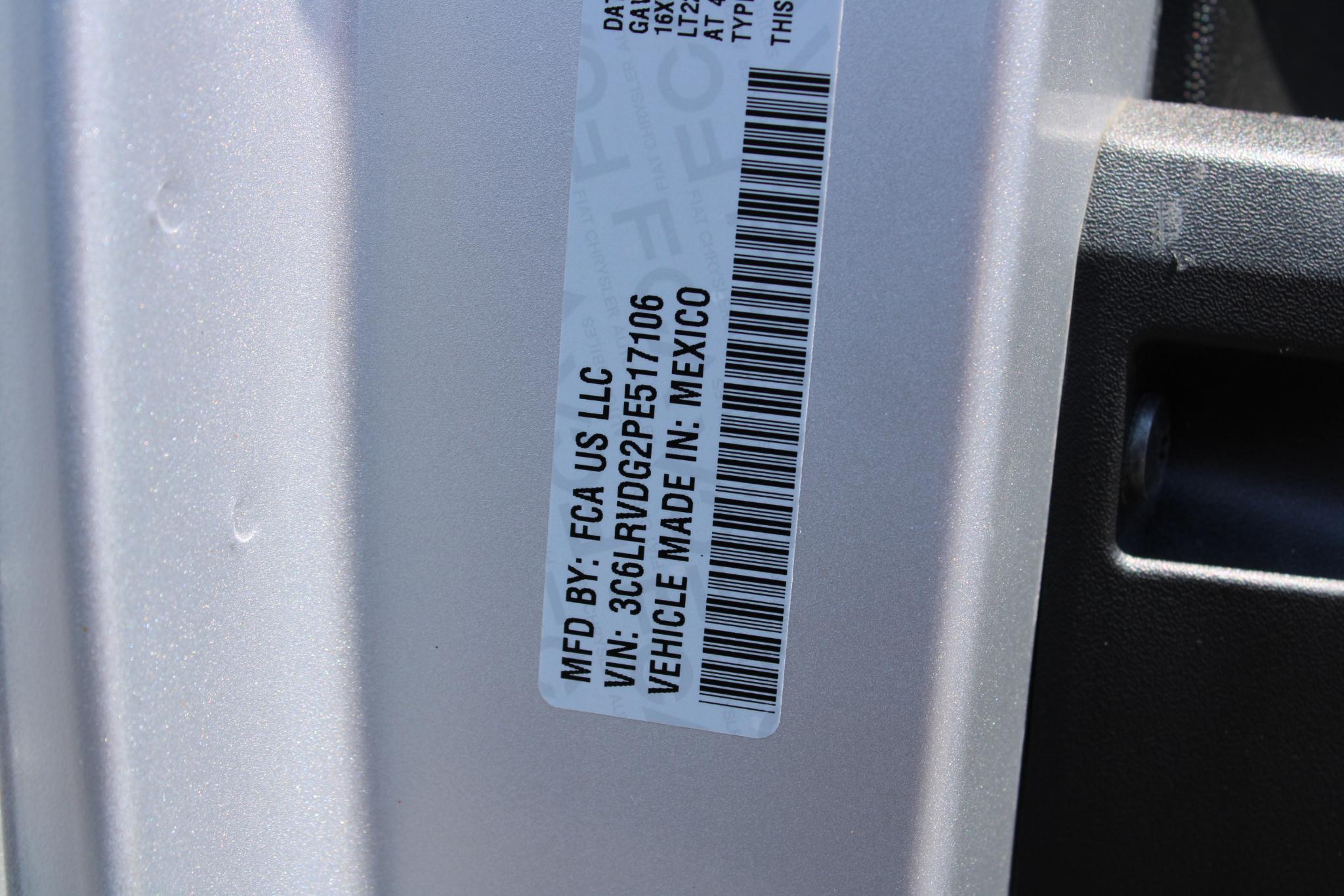 RAM ProMaster Cargo Van 2500 High Roof 159" WB 2023