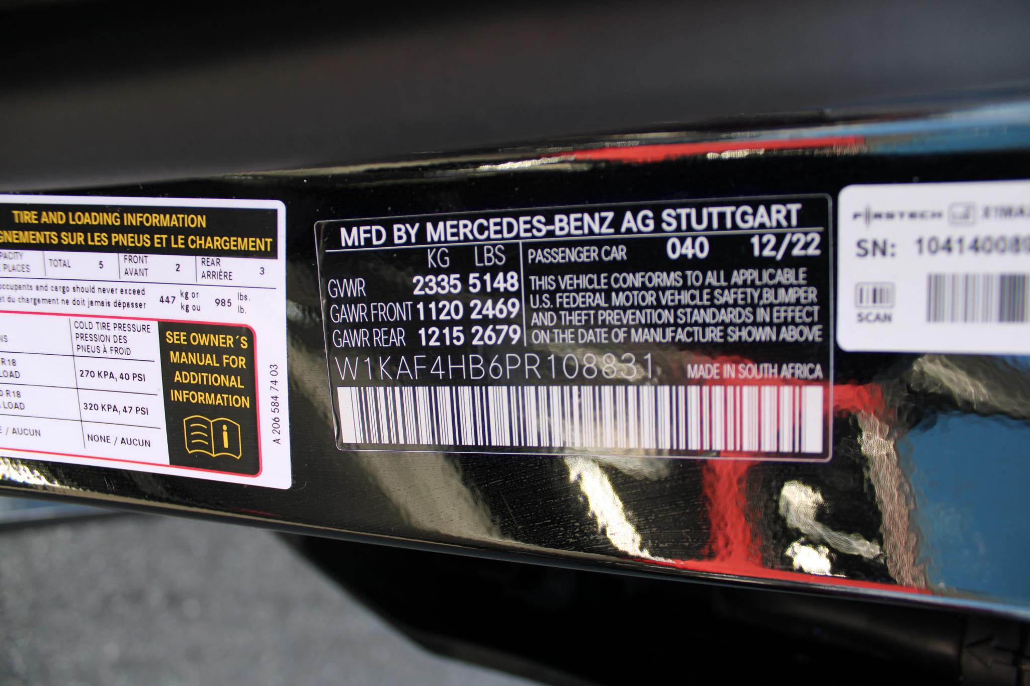 Mercedes-Benz C-Class C 300 4MATIC Sedan 2023