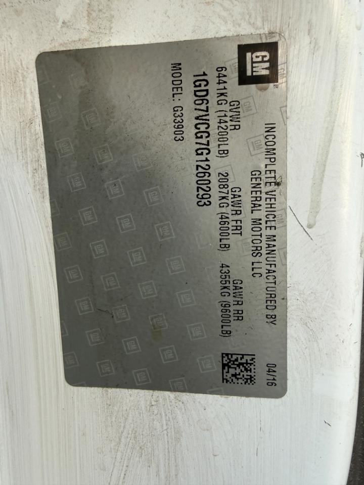 GMC Savana G4500 177 in. 2016