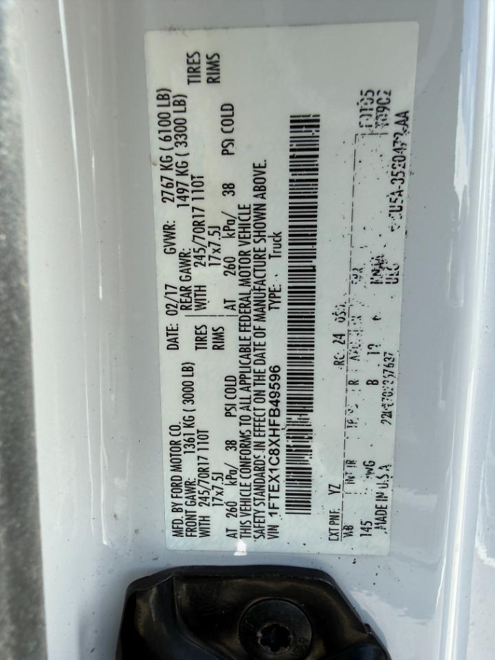 Ford F-150 XL SuperCab 6.5-ft. Bed 2WD 2017