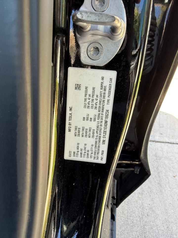 Tesla Model 3 Standard Range Plus 2022