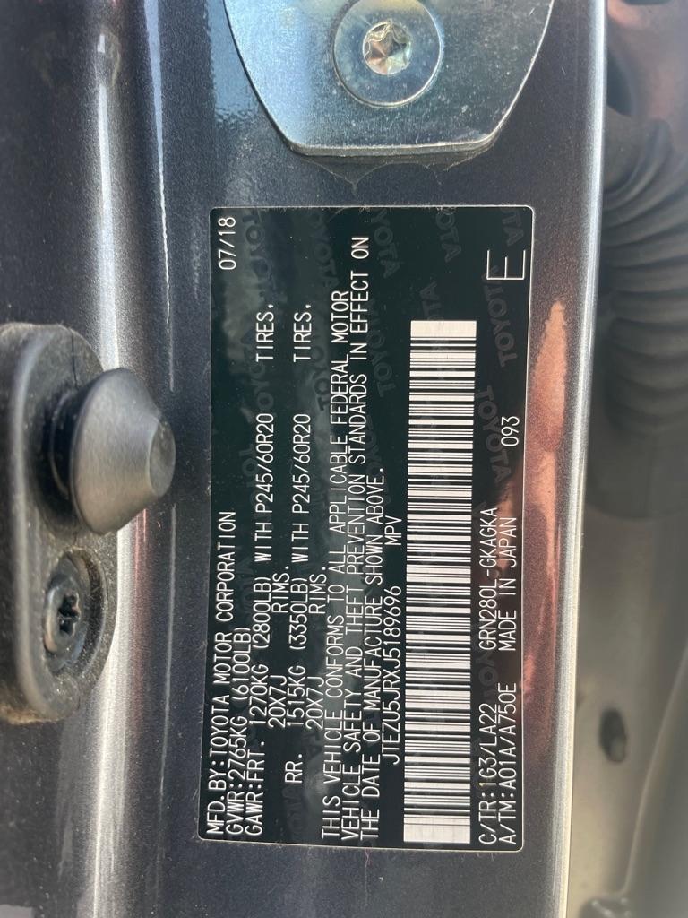 Toyota 4Runner  2018