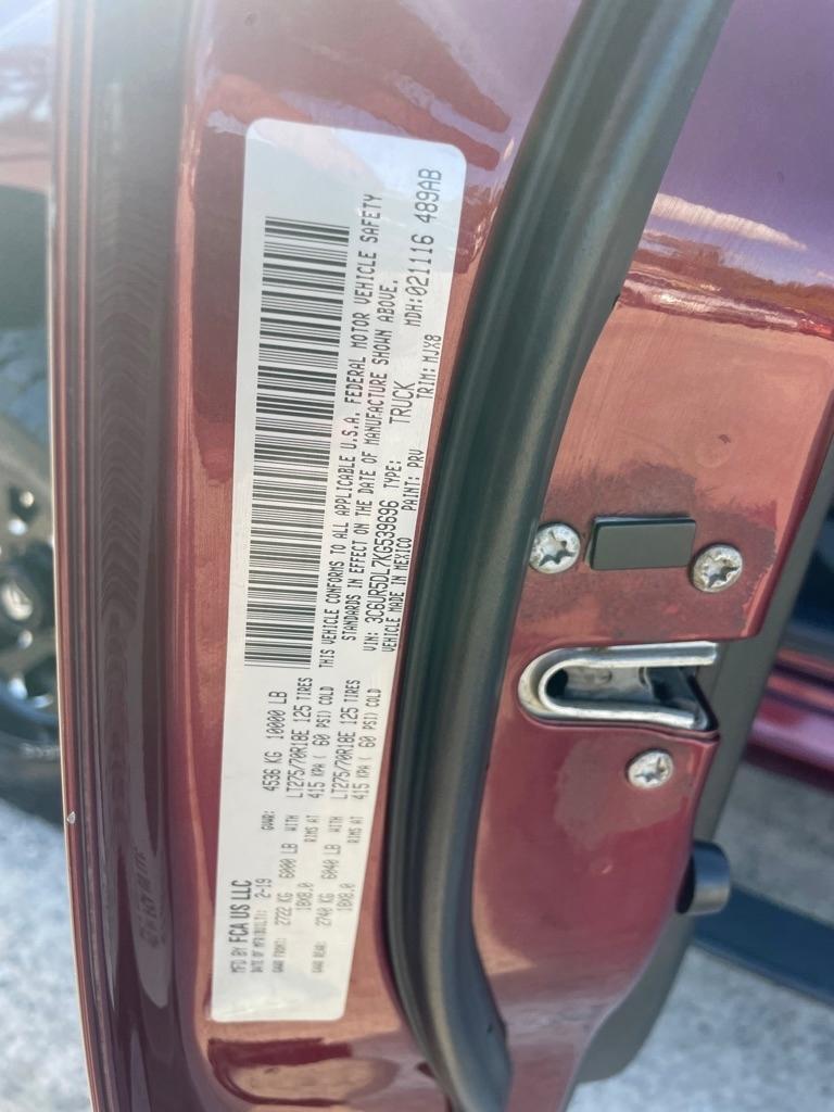 RAM 2500  2019