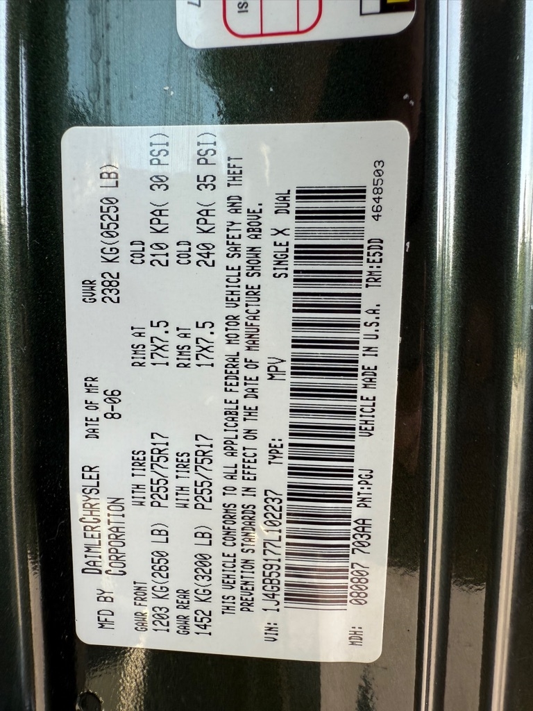 Jeep Wrangler Unlimited Sahara 2WD 2007 Jeep Wrangler Unlimited Sahara 2WD 2007