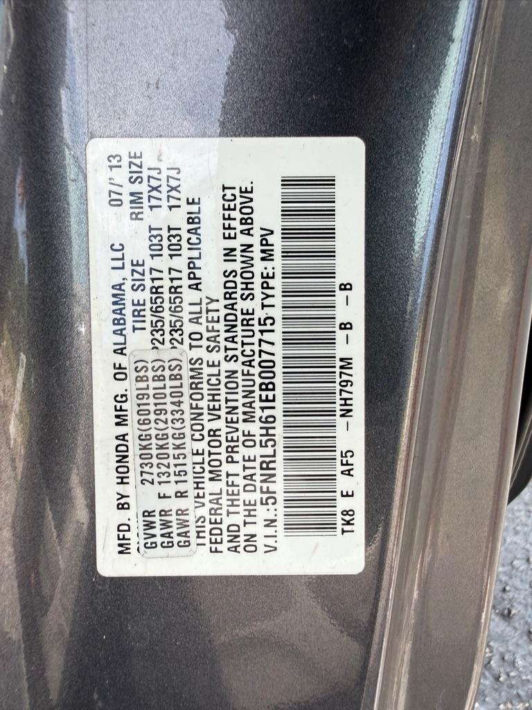 Honda Odyssey EX-L 2014
