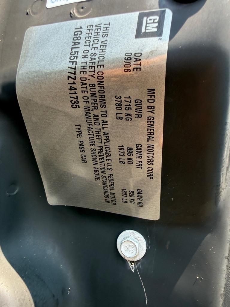 Saturn ION 3 Sedan Automatic 2007