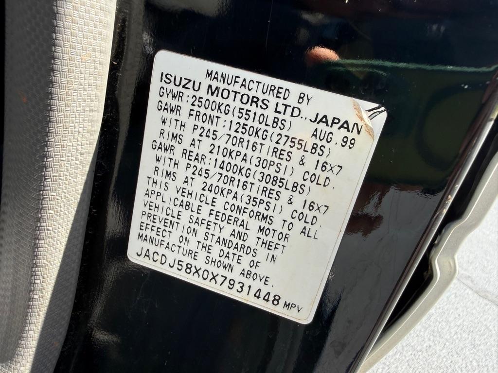 Isuzu Trooper S 4WD 1999