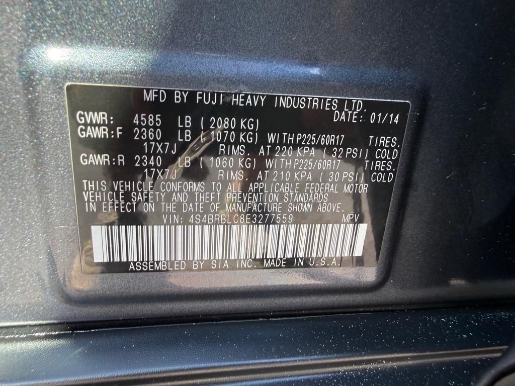 Subaru Outback 2.5i Limited 2014