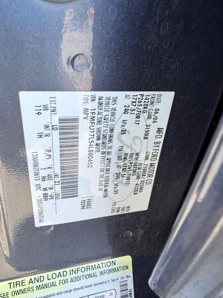 Ford Expedition Eddie Bauer 5.4L 2WD 2004