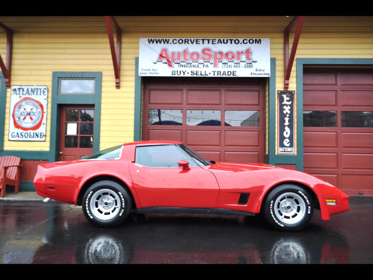 Details About 1981 Chevrolet Corvette Extremely Rare Colors Red Blue Interior