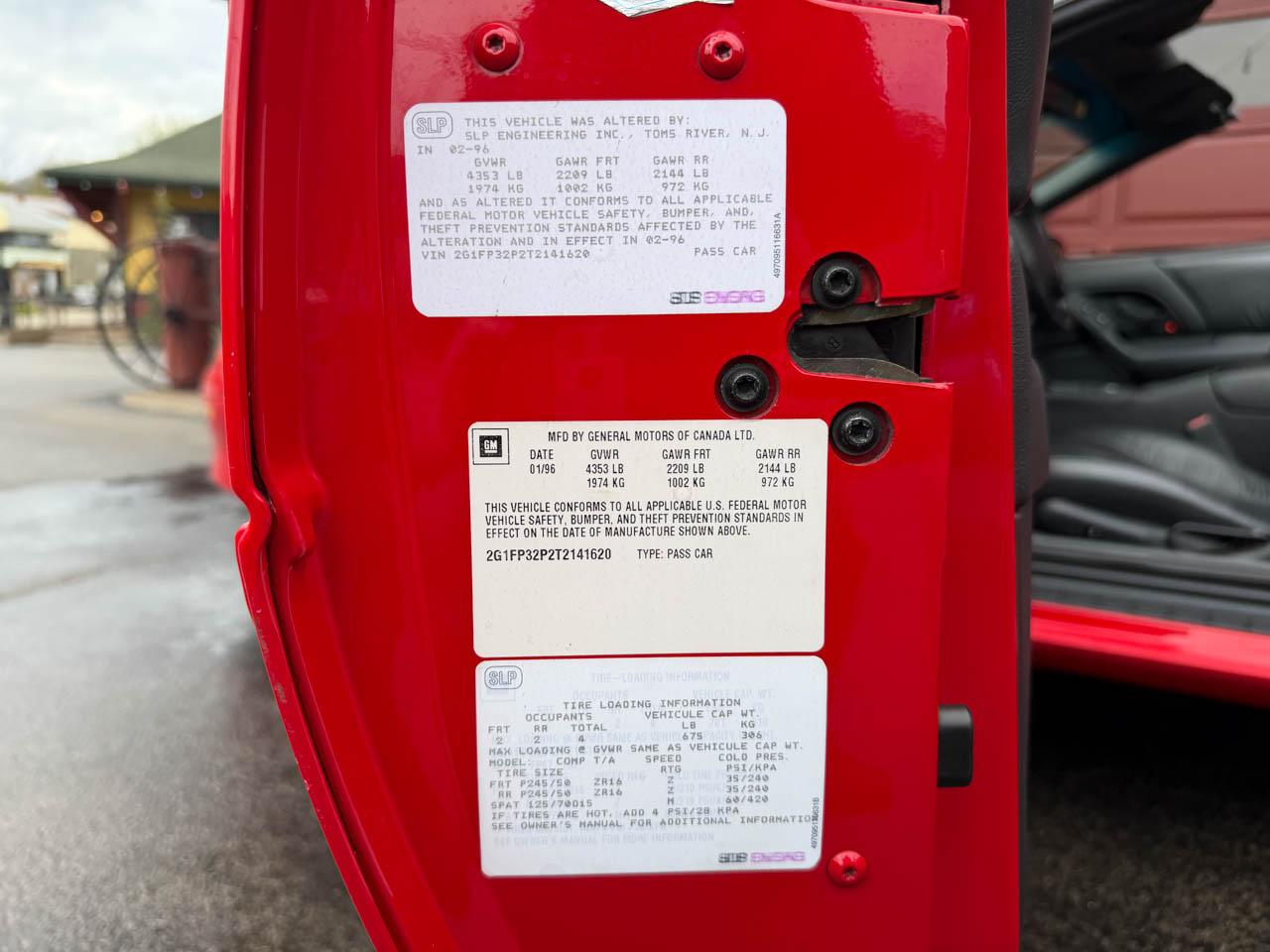 Chevrolet Camaro  1996