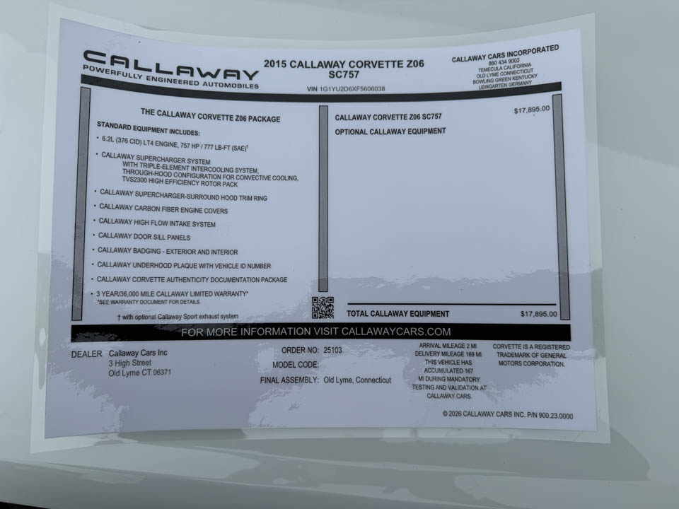 Chevrolet Corvette  2015