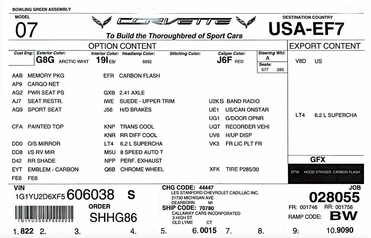 Chevrolet Corvette  2015