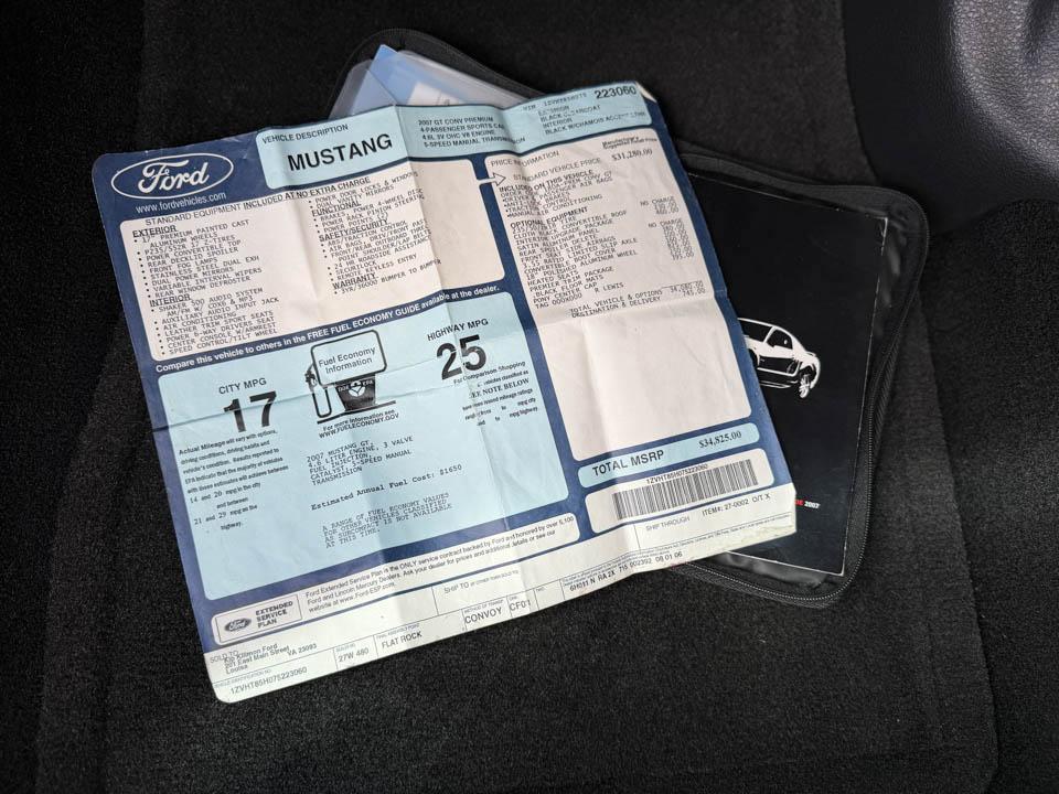 Ford Mustang GT Premium Convertible 2007