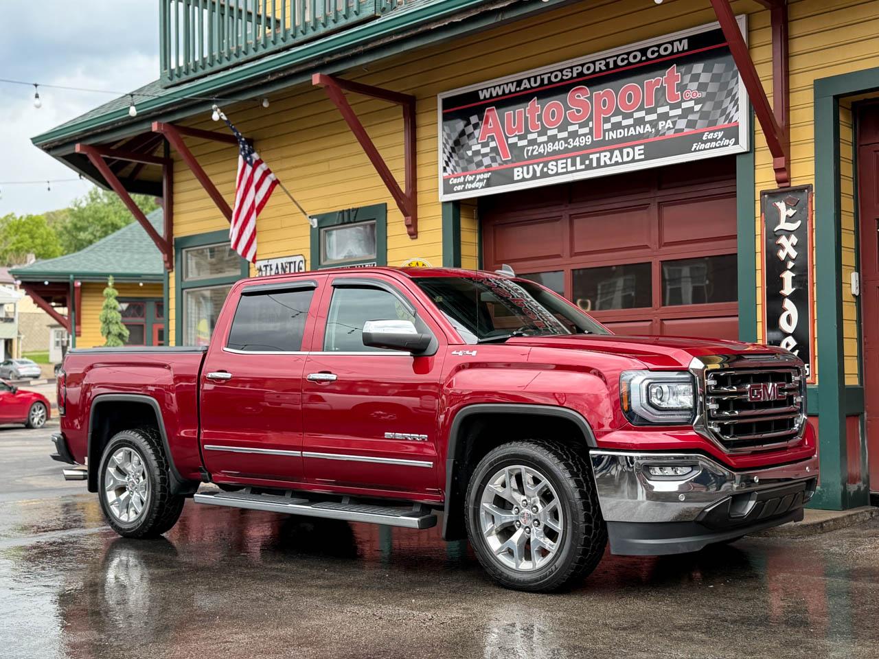 2018 GMC Sierra 1500 SLT Crew Cab Short Box 4WD