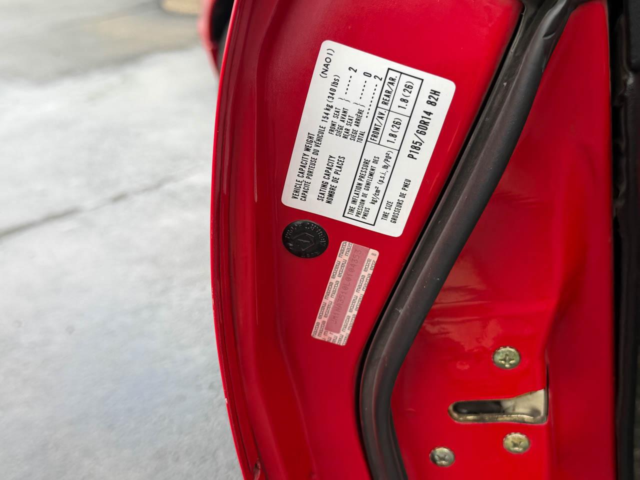 Mazda MX-5 Miata Base 1990
