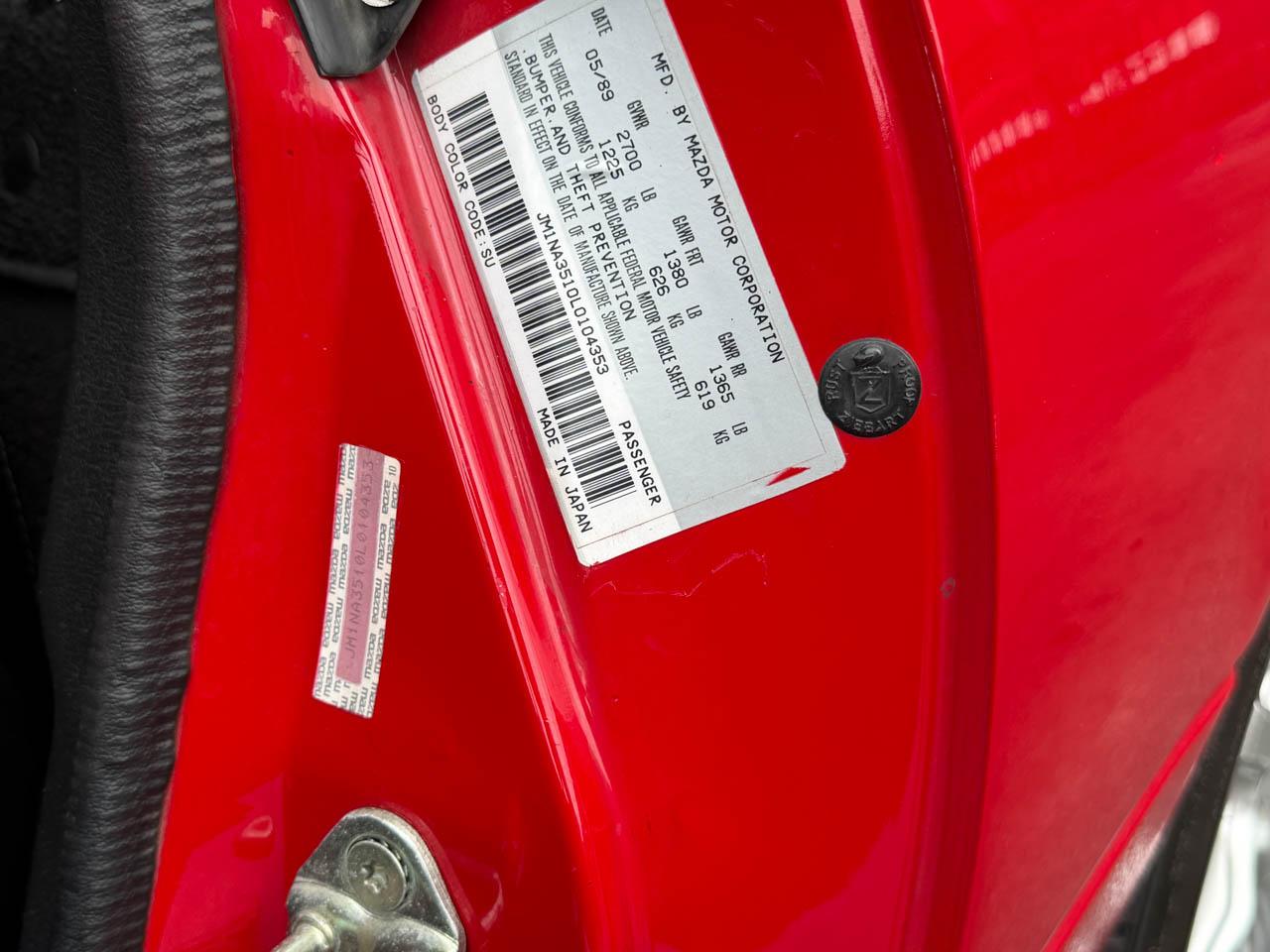 Mazda MX-5 Miata Base 1990