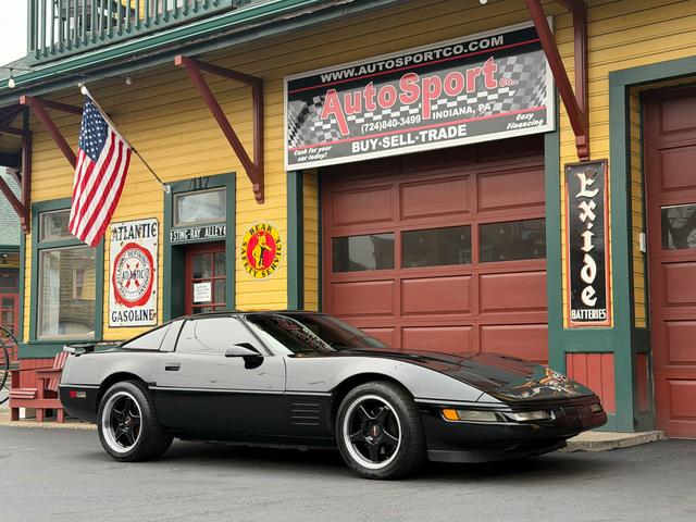 Black 1993 Chevrolet Corvette Coupe Rear-Wheel Drive 6-Speed Manual